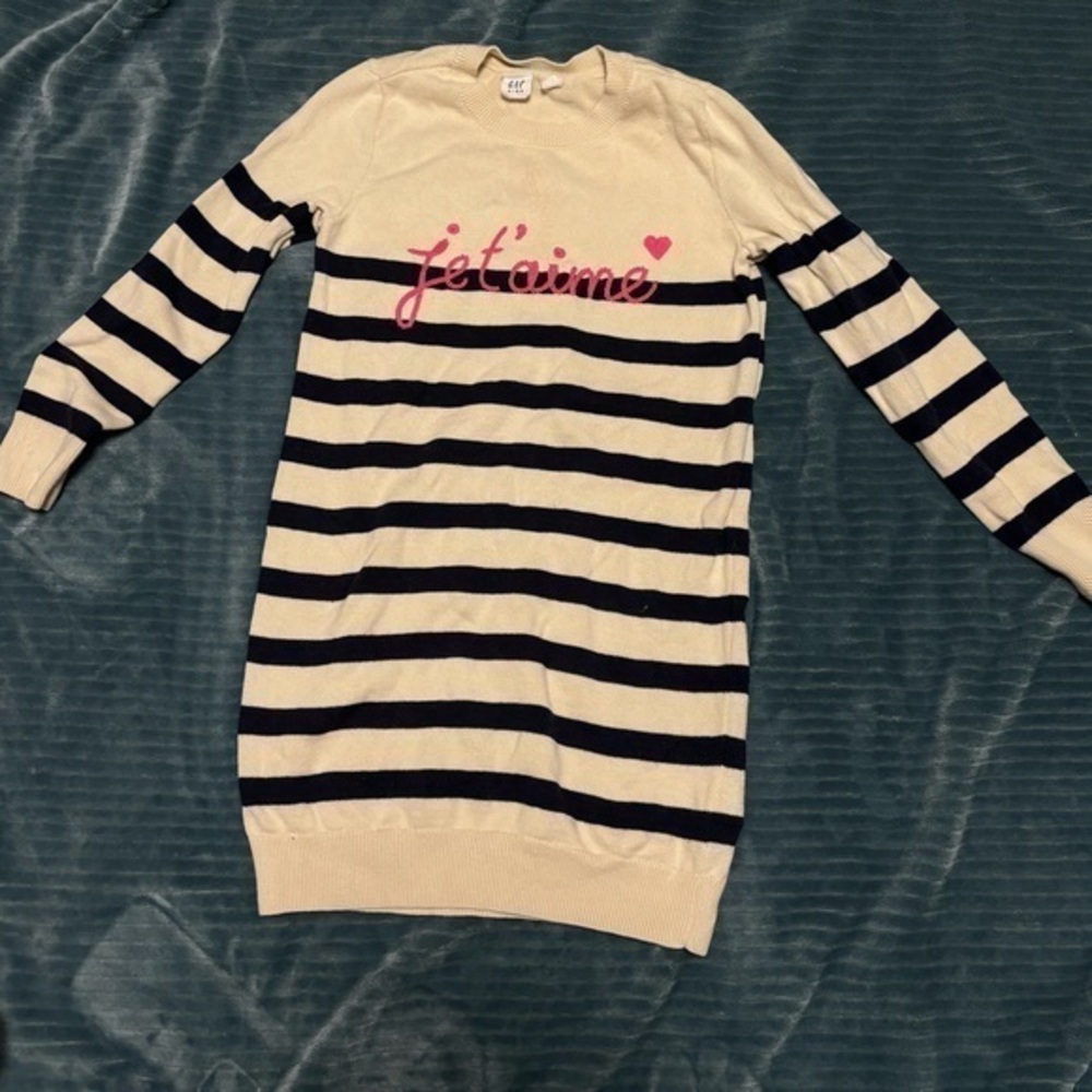 Gap Kids Love Sweater Dress size 8-9